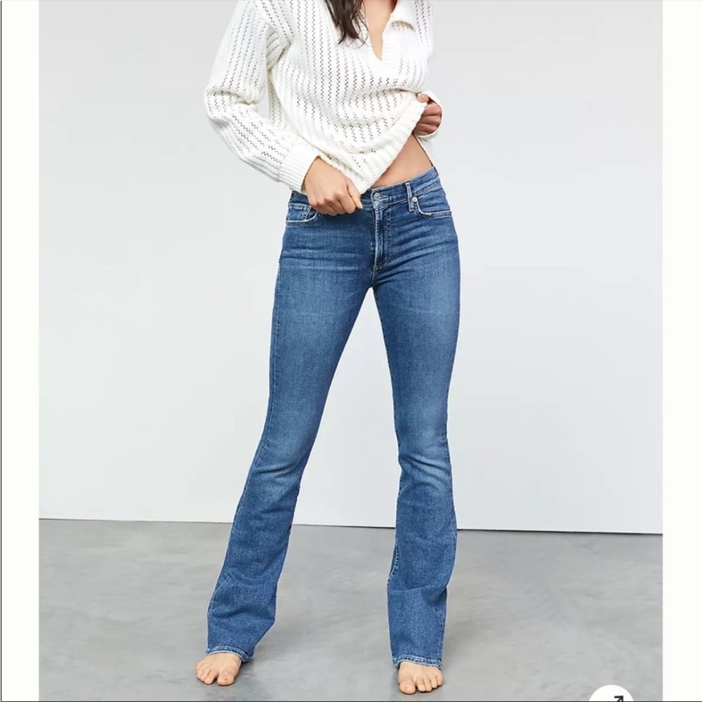 Citizens Of Humanity Blue Boot Cut Jeans